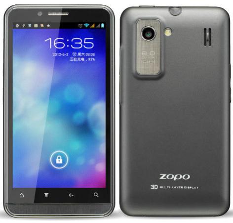 Zopo zp 200+ (black/white) (mtk6577) (8mpx) (android 4) (led)